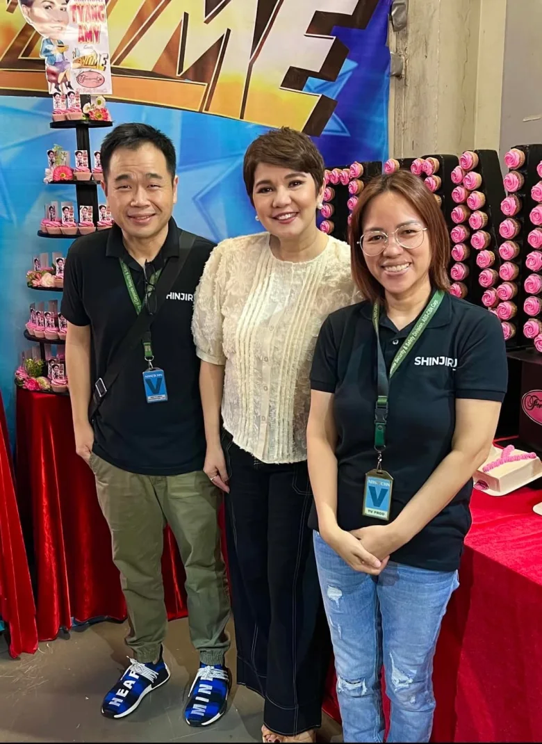 Shinjiru Wellness team with a national TV host